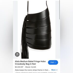 Alaia ! Luxury at its finest !!! Brand new!!!